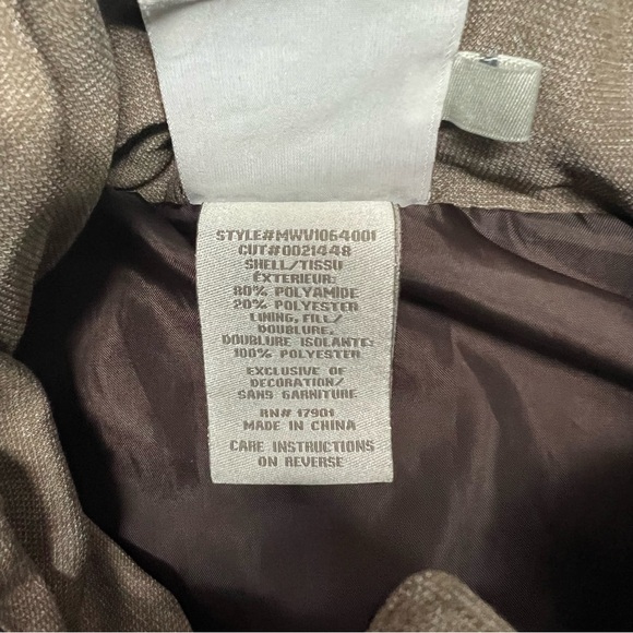 Cinch Vest Men's Small Tan Quilted Full Zip Snap Western Pockets Drawstring - Picture 5 of 7